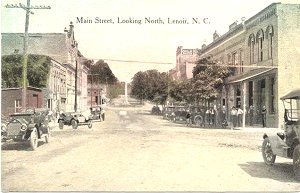 Main Street, Lenoir, North Carolina, ca. 1915
