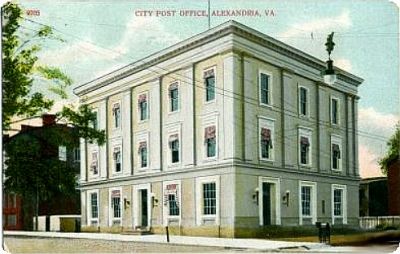 alexvapo
This is a circa 1910 postcard view of the Alexandria Post Office.
