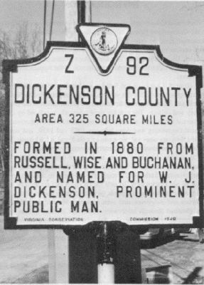 This is an example of the historical markers that used to dot the VA landscape. 
