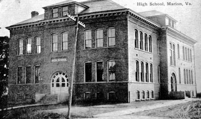 Marion - Marion High School
This postcard was mailed in 1915.
