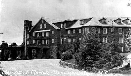 Blowing Rock - Mayview Manor
This is a real-photo postcard of Mayview Manor from 1910.
