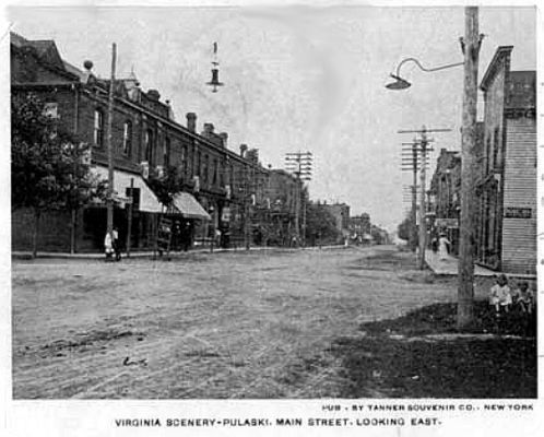 Pulaski - Main Street Looking East
This is from a 1907 postcard.
