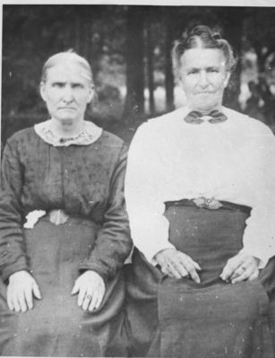 stuartgranny.jpg
This image shows Mary Ann Weaver Farmer and Phoebe Marilda Weaver Sturgill, sisters, and daughters of Andrew Weaver and Malinda Weaver.  This photo was taken at the "Big July" Meeting at Big Helton Primitive Baptist Church in 1899.
