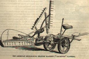 American Self Raking Reaping Machine
Keywords: Agriculture, Farming, Reaping,