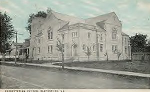 blacksburgpresby.jpg
This is from a 1920s era postcard.

