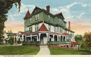 Carlheim Hotel, Lenoir, ca. 1910

