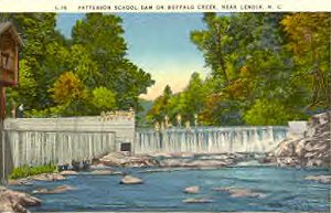 Dam Across Buffalo Creek near Patterson School, Caldwell County, North Carolina
