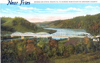 friesbridge.jpg
This is a 1940s postcard view of the Bridge over the New River near Fries.
