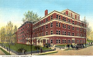 jeffhosp.jpg
Jefferson Hospital from a 1930-45 era postcard.

