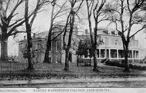 marthawashcol1910.jpg
This view was made circa 1910.  The College closed in 1928, and is now the Martha Washington Inn.
