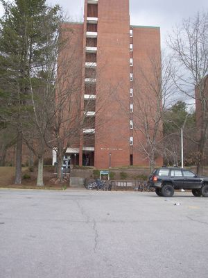 100_1257.jpg
I lived in this dormatory when I was a freshman at ASU (Jeff Weaver).  Bowie Dormatory, Appalachian State University Campus, March 12, 2006.
