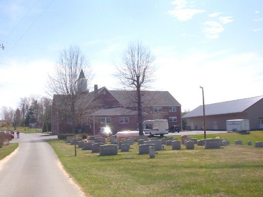 Galax - Mout Vale United Methodist Church
View of the back side of the Mt. Vale United Methodist Church.  Photo was taken April 7, 2006 by Jeff Weaver.
