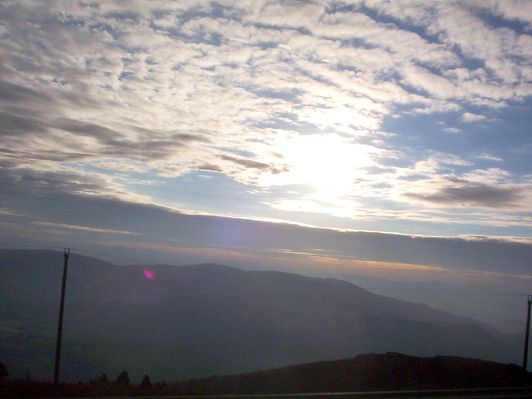 100_1915.jpg
This photo was taken from the summit of Whitetop on December 6, 2006 by Jeff Weaver.  Note the refelection of the sun's disc.
