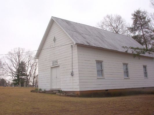 Mulberry - Cross Roads Primitive Baptist Church
This church was established in 1850.  Photo by Jeff Weaver, March 2007.
