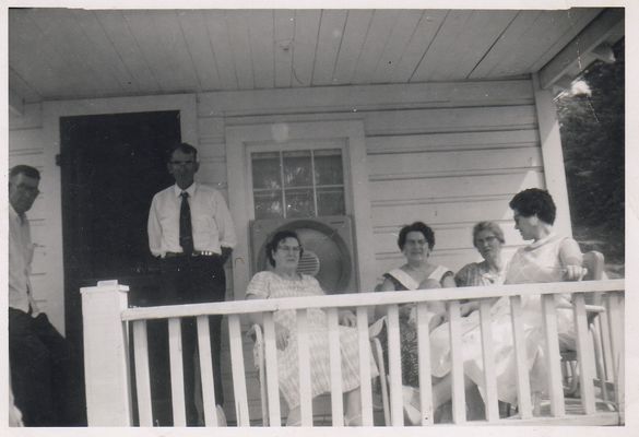 197.jpg
These are the children of James Estil Sturgill and Ella Ingram Sturgill.  This photo was taken August 1958 when visiting nephew Clarence Weaver in Statesville, NC.  Left to right, Bill Sturgill, Marvin Spencer, Ersa Dell Sturgill Gamble, Cora Sturgill Frazier, Lanta Sturgill Spencer and Themla Spencer McCraw.
