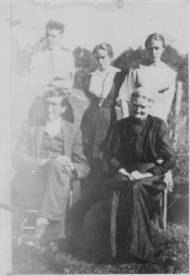 209.jpg
Front, Martin Van Buren Richardson and Polly Ann Busic Richardson.  Back Franklin John Richardson, Mattie Richardson Sebastian, and Lilly Richardson Sullivan.  This photo was taken in 1916 at Troutdale.
