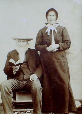 AdamandSusannahBareSheets.jpg
This first photo is of Adam and Susannah Bare Sheets. Adam was the son of Andrew and Mary Shearer Sheets. Susannah was the daughter of Jacob and Elizabeth Bare. Adam was a co founder of the Peak Creek Church of the Brethren in Ashe Co., NC (Both Adam and Susannah were from Ashe Co.) Photo courtesy of Lon Dale Sheets. and Ricky Sheets [email]rickysheets@earthlink.net[/email]
