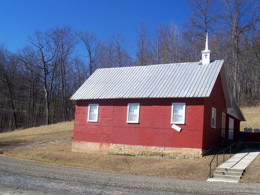 Foster Falls - Brick Church
Two churches mentioned in Hannah Walton Sanders' Civil War era diary @ [url]http://home.alltel.net/cjwalker/[/url]

A sign at the Old Brick Church states that the church was established in 1890, but that conflicts with her diary.  I believe the congregation was established in 1890, but the building is much older and was more of a meeting house before being organized as a church.
 
Hannah Walton Sanders is connected with the Walton family for whom Walton's Furnace was named.  Walton Furnace is located within a few hundred yards of Sanders Mine Road at it's intersection with Walton Furnace Road.  Sander's Mine was operated by her husband.

Photo by Shawn Dunford.  Courtesy of David Arnold [email]david.arnold@adelphia.net[/email]
