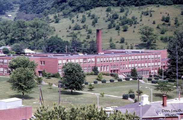 Saltville - R. B. Worthy High School
R. B. WORTHY HIGH SCHOOL  /  SALTVILLE, VA.  /  JUNE 1973  /  200MM TELEPHOTO FROM HILL BEHIND MADAM RUSSELL CHURCH.  Courtesy of Don Smith [email]dsmith1043@comcast.net[/email]
 
