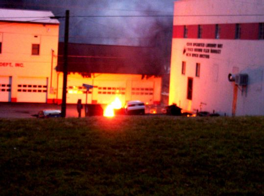 Fries - Propane Explosion
Fries Propane Explosion, December 10, 2007, around 5:00p.m.  Iva Lee Stanley/Martin and daughter Mary Kay Martin/Leonard died as a result of injuries sustained in explosion.  Three others injured, two businesses destroyed.  Fries Fire Department receives damage.  David Arnold & Shawn Dunford photographers.  Courtesy of David Arnold [email]david-arnod@comcast.net[/email]
