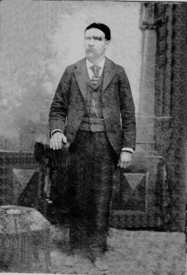 Greer, George
This is George Greer whose wife might be Sarah Perkins.  Hope someone can help me out.  Courtesy of Cathy Bell [email]cjbell47@goldenwest.net[/email]

