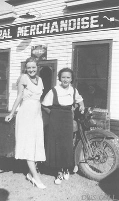 LENAFARRISANDFRIEND001.jpg
THE GIRL ON THE LEFT IS MY MOTHER, LENA FARRIS. SHE WAS ABOUT 18 WHEN THIS PICTURE WAS MADE.
 
ELWAY WAS ON RT. 80 NOT FAR FROM ELK GARDEN. THAT CYCLE SORT OF LOOKS LIKE THE ONE BARNEY FIFE BOUGHT TO PATROL WITH IN MAYBERRY.
 
Courtesy of Don Smith [email]dsmith1043@comcast.net[/email]



