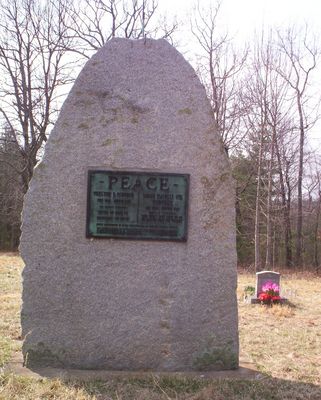 Galax - Osborne Cemetery
The stone is massive.  Located near the intersection of Nuckolls Curve Rd. & US 58 west of Galax in Grayson on private property still owned by the family.  Photo by Shawn Dunford.  Courtesy of David Arnold [email]david.arnold@adelphia.net[/email]
