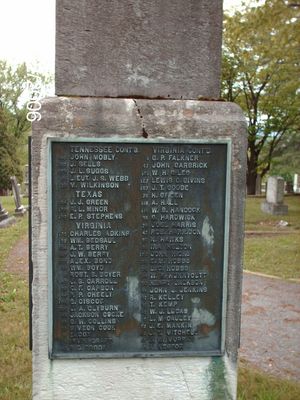 PICT0389.JPG
This is located in the Holston Conference Cemetery, Emory, VA.  Photo May 12, 2006 by Jeff Weaver.
