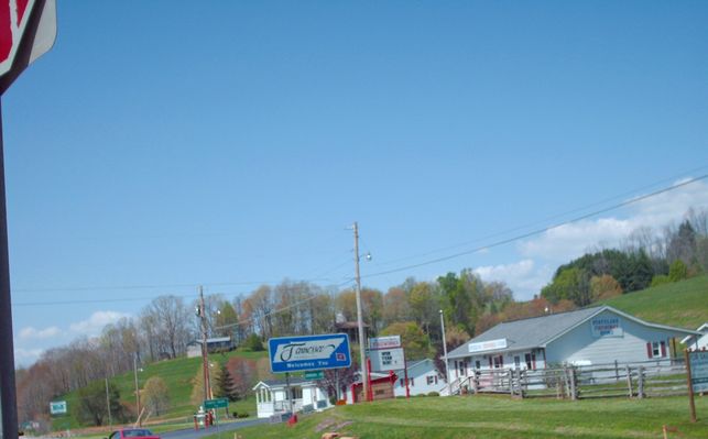 Picture 008.jpg
This photo was taken from the intersection of U.S. 421 and Zionville Road, in Zionville, NC looking across into Trade, Tennessee.  Photo April 28, 2006 by Jeff Weaver.
