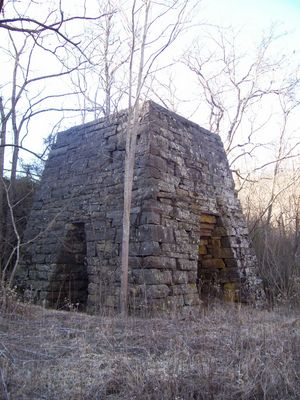 Cripple Creek - Raven Cliff Furnace
Raven Cliff Furnace, located on National Forest Recreation Area, Gleaves Rd., Cripple Creek, Wythe County, VA.  Photo by Shawn Dunford.  Courtesy of David Arnold [email]david.arnold@adelphia.net[/email]

