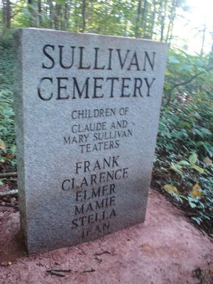 SullivanCemeteryMonument.jpg
Courtesy of Chrissie Peters.
