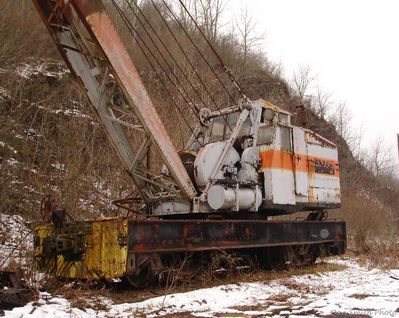 Saltville - Olin Hoist
THIS HOIST, MANUFACTURED BY INDUSTRIAL BROWNHOIST OF BAY CITY, MICHIGAN WAS PURCHASED NEW IN 1949 BY MATHIESON CHEMICALS OF SALTVILLE, VIRGINIA. IT WAS DISMANTLED AND SCRAPPED IN MARCH OF 2008.  Courtesy of Don Smith [email]dsmith1043@comcast.net[/email]
