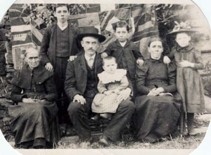William_Thomas_&_Nancy_Caroline_Evans,_Caudle_Family.jpg
Margaret P. Smith, Floyd, Caudle (Gr. Gr. Grandmother) James Aris Caudle (grandfather, standing);William Thomas Caudle (Gr.Grandfather) holding Paul Anderson Caudle; Greek Arlington Caudill; Nancy Caroline Evans, Caudle (Gr.Grandmother) Maude Arlena Caudill, Richardson 
Courtesy of Nanalee Wrenn [email]nwrenn37@yadtel.net[/email]
