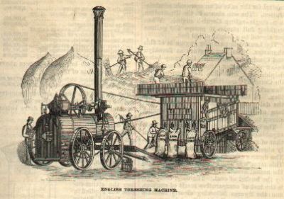 English Threshing Machine
Keywords: Agriculture, Farming, Threshing, English