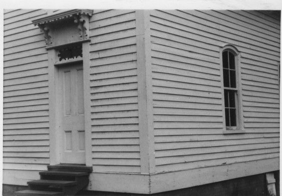 baptistchape1.jpg
This is a detail of one side of Baptist Chapel Church, organized in 1842, before it was covered over with vinyl siding and ruined the ambiance of the place.  Photo by Jeff Weaver, July 1978.
