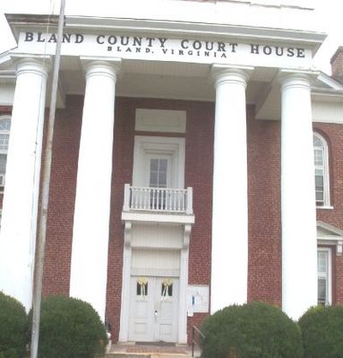 blandch2.jpg
Detail of the front of the Bland County, Court House.  Photo by Jeff Weaver, 2002.
