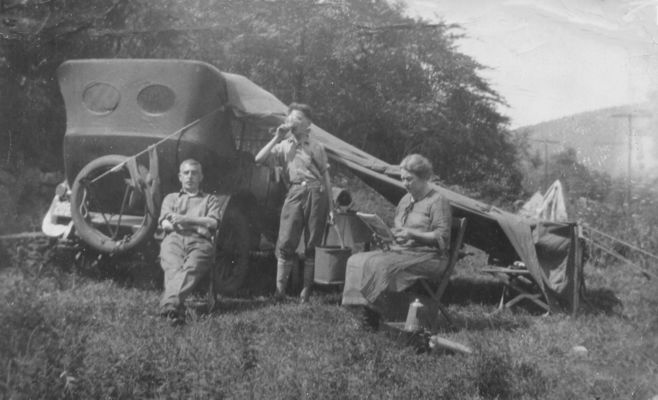 campingonWhitetop.jpg
Relatives from Paterson, NJ, visiting Hannah Haigh Littlewood, of Helton, camped out on White Top during the 1920s.  Courtesy of Emily Kilby [email]erk44@verizon.net[/email]
