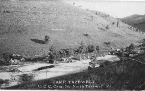camptazewell1934.jpg
This is a 1934 photo of Camp 54 of the Civilian Conservation Corps (CCC) in Tazewell, Virginia.
