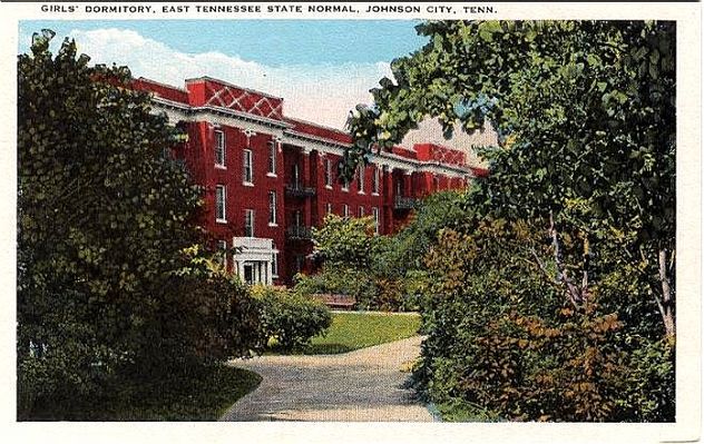dormetsu.jpg
East Tennessee State Normal School was the precursor of East Tennessee State Teacher's College and East Tennessee State University.  This postcard is from the 1930s.
