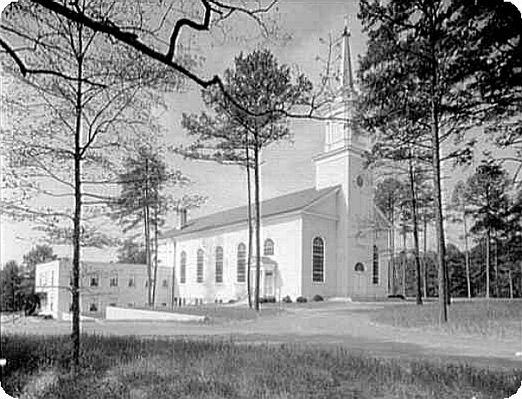 Elkin - First United Methodist Church
This view shows the First United Methodist Church of Elkin from the northeast.  The image was created in 1960.  From the collections of the Library of Congress.
