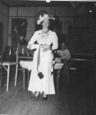 Galax - Queen of the Fire Station
This 1947 photo shows the Queen of the Galax Fire House.  No name came with the photo, sorry.  Anyone know who she was?  The original photo is out of focus as well.

