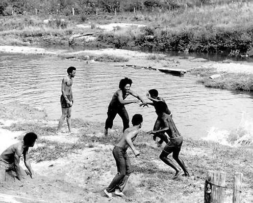 galaxfun1973.jpg
This 1973 photo from the National Park Service Historic Photographic Collection shows some boys having fun in the summer near the Blue Ridge Parkway, near Galax, Virginia.
