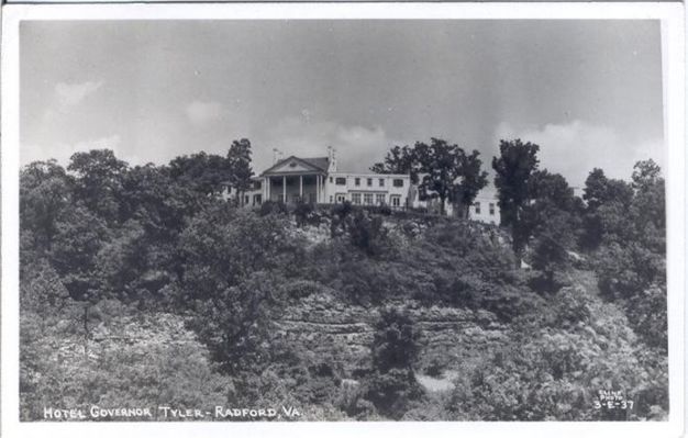 governortylerhotel.jpg
This view of the Governor Tyler Hotel is taken from a 1920s postcard.
