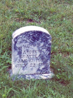 graybealandrew.jpg
Grave marker for Andrew Graybeal (1808-1900)
