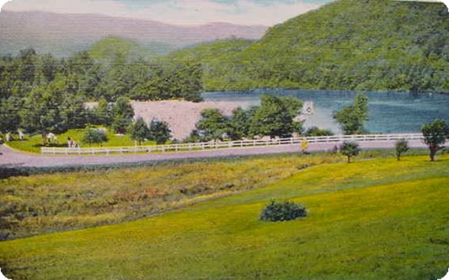 Marion - Hungry Mother Lake Beach
From a late 1940s postcard.
