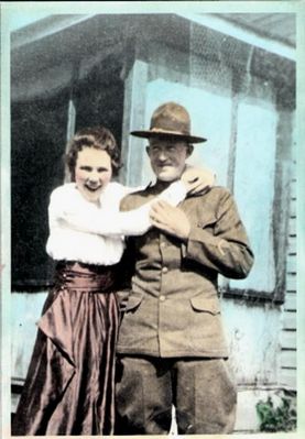 Potter, Conley and Myrtle Fae Byers
This is a picture of my grandparents Conley Potter and Myrtle Fae Byers.  My grandfather was born May 9,1893 at Zionville, Watauga County. His parents were Reuben Potter Jr. and Martha V. Lewis. After moving to Oregon he married Myrtle Fae Byers July 16,1917.  Conley Potter died Jan. 29.1961 at Walla Walla, Wa. and he is buried at Fossil, Wheeler Co., Or. Mrytle Fae Byers died Sept. 4,1928 at Wasco Co. Or. and she is buried at Wasco, Or.  Courtesy of Izzy [email]izetta815@yahoo.com[/email]
 

