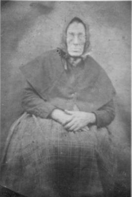 kilbycharityfrancis.jpg
Charity Francis Kilby (1827-_), wife of Nelson Kilby, is shown here in a tin type courtesy of Bryan Spencer. She was the daughter of Elijah Francis and Barbara Koontz,and the granddaughter of Charlie Francis. 
