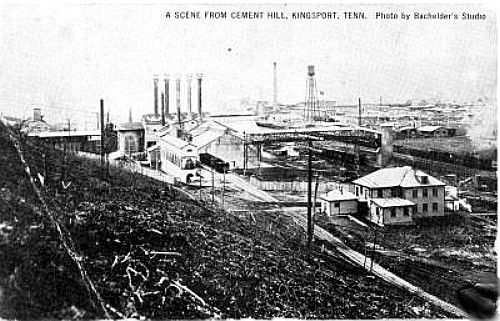 kingsportcementhill.jpg
This is a 1919 postcard showing the view from Cement Hill.
