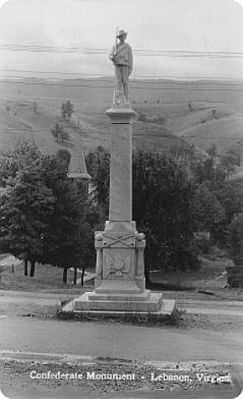 Lebanon - Confederate Monument
This is from a 1930 or so postcard.
