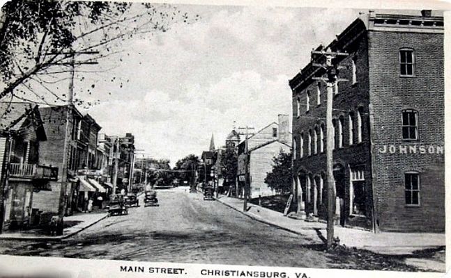 mainstchristiansburg.jpg
This post card dates from the 1920s.

